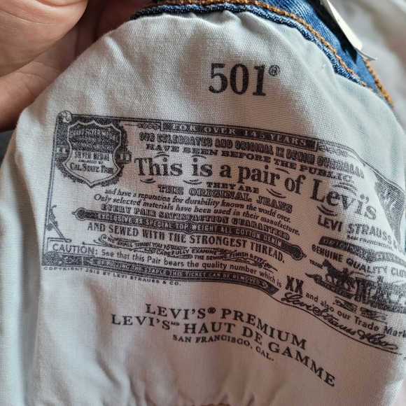 Levi's 501 denim cutoffs shorts - Picture 7 of 14